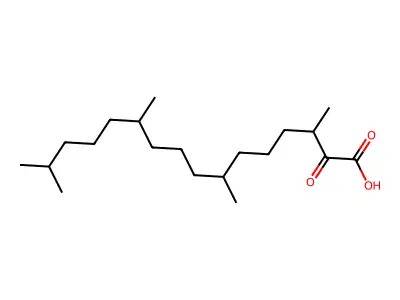 2-氧代植烷酸 structure