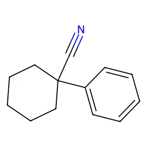 1-Phenylcyclohexanecarbonitrile structure