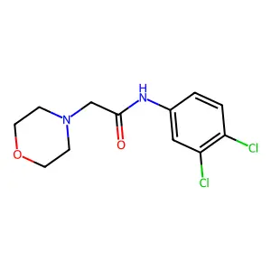 N-(3,4-Dichlorophenyl)-2-morpholinoacetamide structure