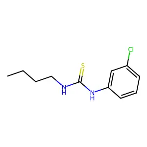 1-Butyl-3-(3-chlorophenyl)thiourea structure