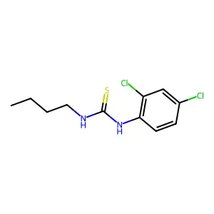 1-Butyl-3-(2,4-dichlorophenyl)thiourea structure