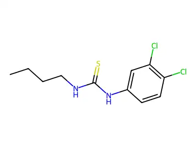 1-Butyl-3-(3,4-dichlorophenyl)thiourea structure