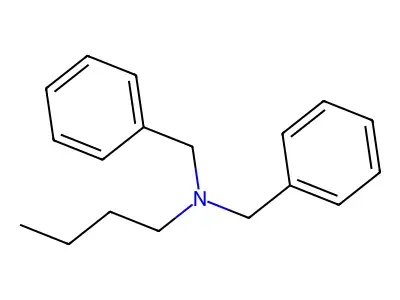 N,N-Dibenzylbutan-1-amine structure
