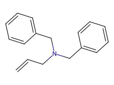 Dibenzyl(prop-2-en-1-yl)amine structure