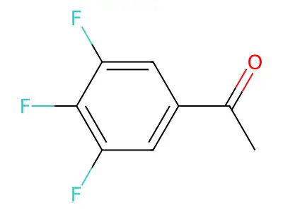 3',4',5'-Trifluoroacetophenone structure