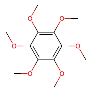 Benzene, hexamethoxy- structure