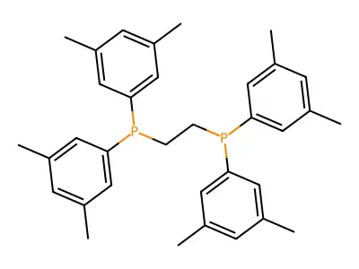 1,2-Bis[bis(3,5-dimethylphenyl)phosphino]ethane structure