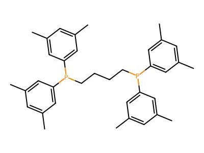 1,4-Bis[bis(3,5-dimethylphenyl)phosphino]butane structure