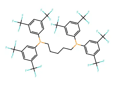 1,5-Bis[bis(3,5-ditrifluoromethylphenyl)phosphino]pentane structure
