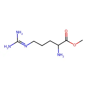 Methyl 2-amino-5-carbamimidamidopentanoate structure