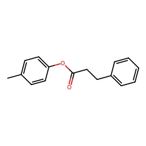 4-Methylphenyl beta-phenylpropionate structure