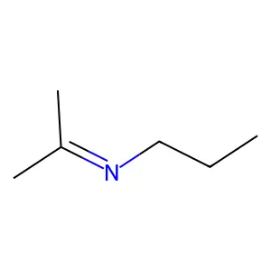 Acetone propylimine structure