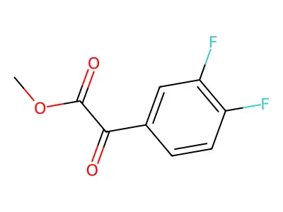 Methyl 3,4-difluoro-alpha-oxobenzeneacetate structure