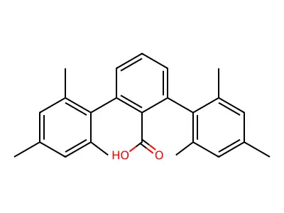 2,6-Dimesitylbenzoic acid structure