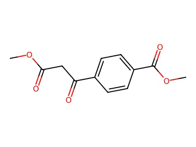 Methyl 4-(3-ethoxy-3-oxopropanoyl)benzoate structure