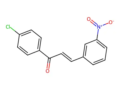 1-(4-Chlorophenyl)-3-(3-nitrophenyl)prop-2-en-1-one structure
