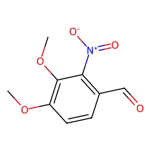 硝基藜芦醛 structure