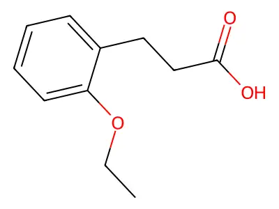 3-(2-Ethoxyphenyl)propanoic acid structure