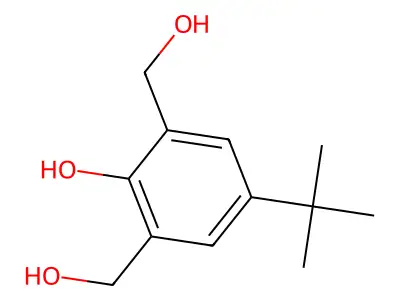 5-(1,1-Dimethylethyl)-2-hydroxy-1,3-benzenedimethanol structure
