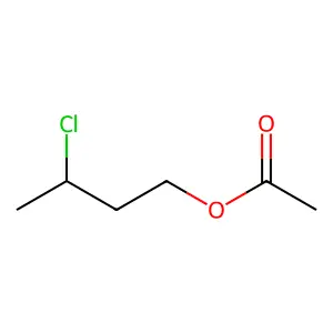 Acetic acid, 3-chlorobutyl ester structure