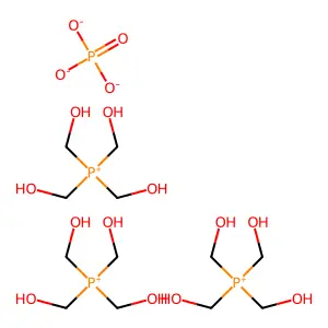 四(羟甲基)鏻磷酸盐 structure