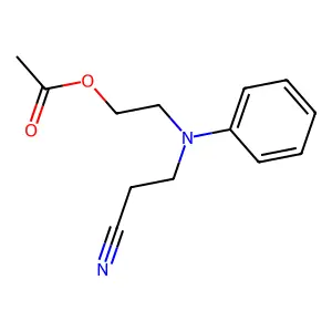 N-Cyanoethyl-N-acetoxyethylaniline structure