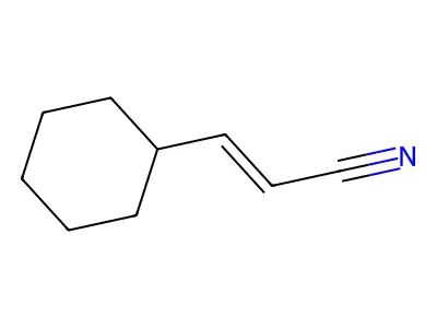 Cyclohexaneacrylonitrile, (E)- structure