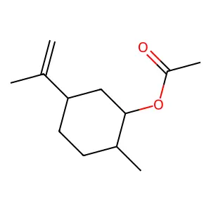 Isodihydrocarveol acetate structure