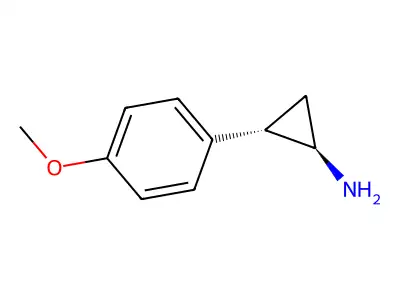 2-(4-Methoxyphenyl)cyclopropanamine structure