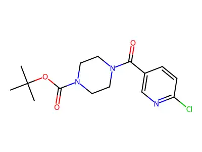 tert-Butyl 4-(2-chloronicotinoyl)piperazine-1-carboxylate structure