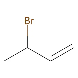 3-Bromobut-1-ene structure