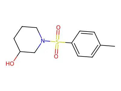 1-Tosylpiperidine-3-ol structure