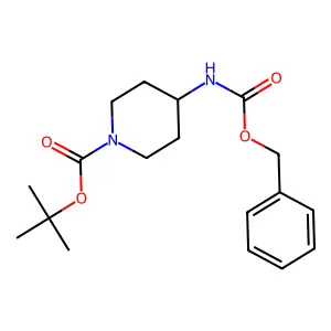 1-Boc-4-Cbz-amino-piperidine structure