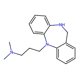 5H-DIBENZO(b,e)(1,4)DIAZEPINE, 10,11-DIHYDRO-5-(3-(DIMETHYLAMINO)PROPYL)- structure