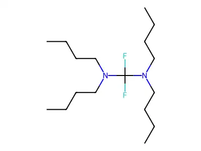 N,N,N',N'-Tetrabutyl-1,1-difluoromethanediamine structure