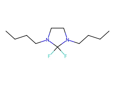 1,3-Dibutyl-2,2-difluoroimidazolidine structure