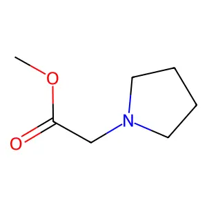 吡咯烷-1-基乙酸甲酯 structure