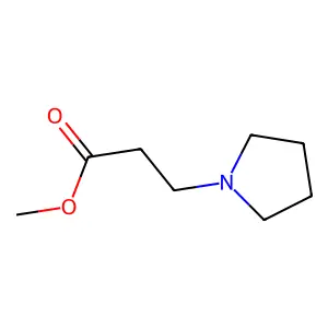 Methyl 3-(pyrrolidin-1-yl)propanoate structure