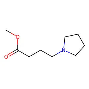 Methyl 1-pyrrolidinebutanoate structure