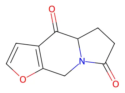 5,6-dihydrofuro[2,3-f]indolizine-4,7(4aH,9H)-dione structure