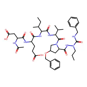 Azapeptide-based compound 26 structure