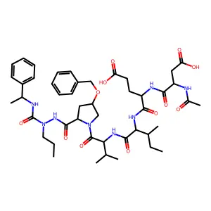 Azapeptide-based compound 33 structure