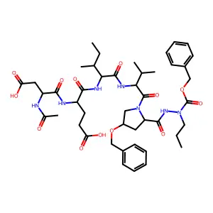 Azapeptide-based compound 31 structure