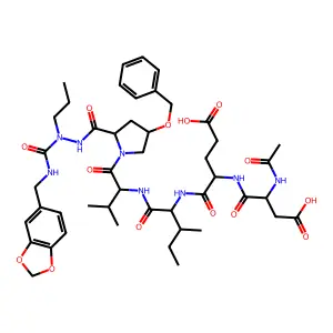 Azapeptide-based compound 27 structure