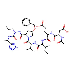 Azapeptide-based compound 39 structure
