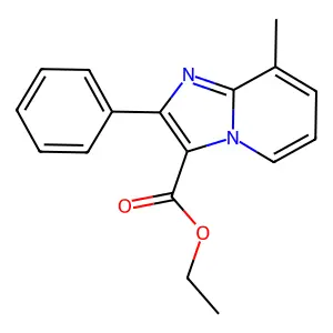 Ethyl 8-methyl-2-phenylimidazo[1,2-a]pyridine-3-carboxylate structure
