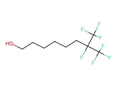 7,8,8,8-Tetrafluoro-7-(trifluoromethyl)octan-1-ol structure