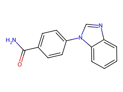 4-Benzoimidazol-1-yl-benzamide structure