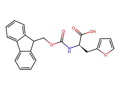 Fmoc-L-2-Furylalanine structure