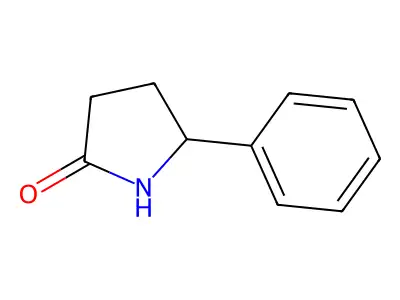 2-Pyrrolidinone, 5-phenyl- structure